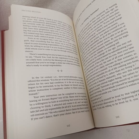 Excuses Begone Hardcover Book Dr Wayne W Dyer Motivation habit change - Picture 4 of 7